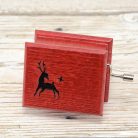 Jingle Bells music box red