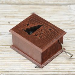 O, Tannenbaum music box mahogany