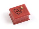 Love Story wind-up music box red