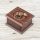 Traditional Hungarian Love Folk Song wind-up music box mahogany