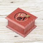 Traditional Hungarian Love Folk Song wind-up music box red