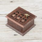 Moscow Nights / Подмосковные Вечера wind-up music box mahogany