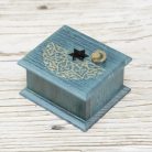 Nagila Hava wind-up music box turquoise