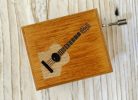 Godfather Guitar music box antique pine