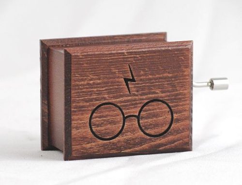 Fantasy music box glasses and scar mahogany