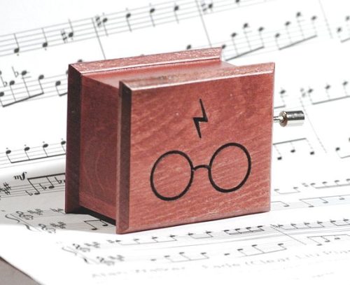 Fantasy music box glasses and scar red