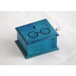 Fantasy music box glasses and scar turquoise