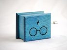 Fantasy music box glasses and scar turquoise